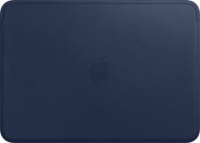 Apple MacBook 12 leather sleeve, Midnight Blue