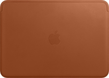 Apple MacBook 12 leather sleeve, Saddle Brown