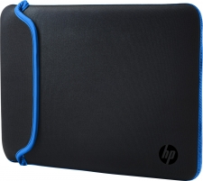 HP 15.6" Neoprene Reversible sleeve, black/blue